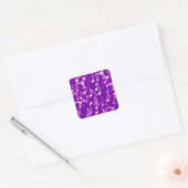 Sticker Carré Impression musicale - violet violet, multi (Enveloppe)