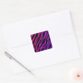 Sticker Carré Impression Ombre Zebra (Enveloppe)