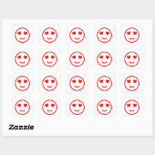 Sticker Carré in love (Feuille)