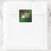 Sticker Carré Inde (Sac)