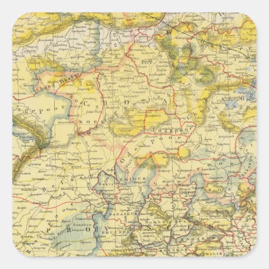 Sticker Carré Inde 2 (Devant)