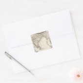 Sticker Carré Inde 3 (Enveloppe)