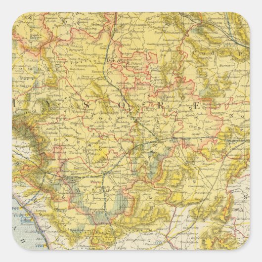 Sticker Carré Inde 7 (Devant)