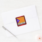 Sticker Carré Indépendance catalane (Enveloppe)