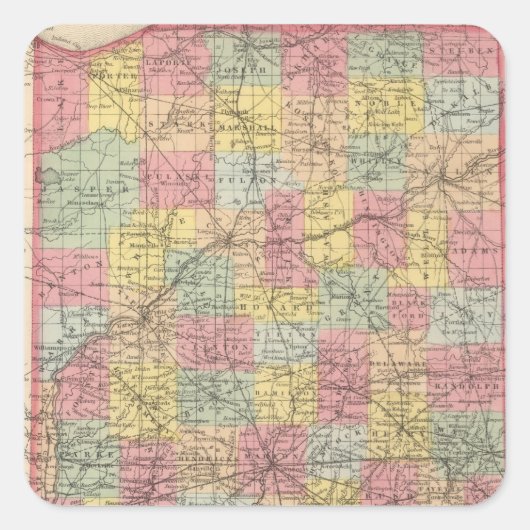 Sticker Carré Indiana (Devant)