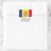 Sticker Carré Indicateur Andorre (Sac)