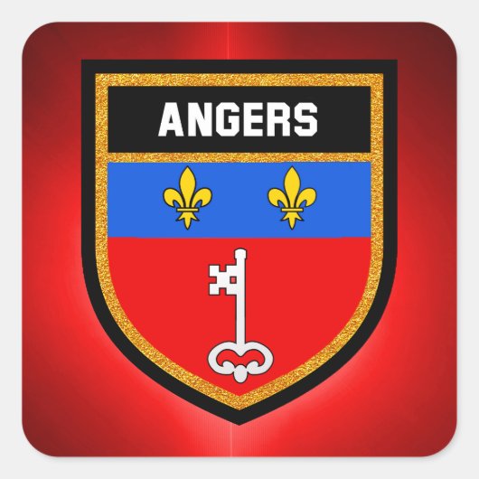 Sticker Carré Indicateur Angers (Devant)