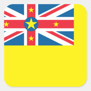 Sticker Carré Indicateur Niue