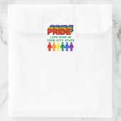 Sticker Carré Indicateur PRIDE (Sac)