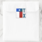 Sticker Carré Indicateur Texas (vertical) (Sac)