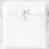 Sticker Carré Indigo Tribe 9 (Sac)