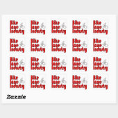 Sticker Carré Industrie de bIKE LANE (Feuille)