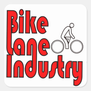 Sticker Carré Industrie de bIKE LANE