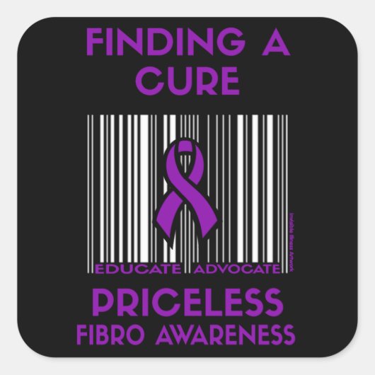 Sticker Carré Inestimable...Fibro (Devant)