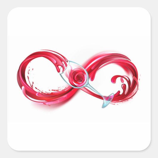 Sticker Carré Infinity (Devant)