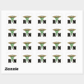 Sticker Carré infirmière de la RN (Feuille)