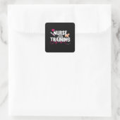 Sticker Carré Infirmière en formation Étudiante en soins infirmi (Sac)