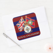 Sticker Carré ingénieur royal (Enveloppe)