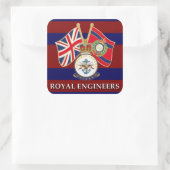 Sticker Carré ingénieur royal (Sac)