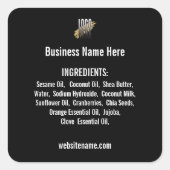 Sticker Carré Ingredient (Devant)