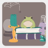 Sticker Carré Ingrédients sorciers Halloween (Devant)