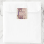 Sticker Carré Initiales historiques 'P' (Sac)