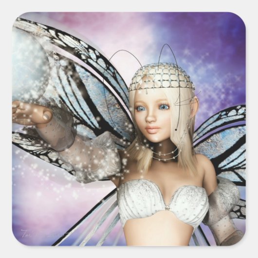 Sticker Carré Innocence douce (Devant)