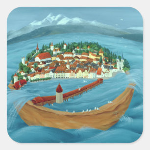 Sticker Carré Inondation 1999