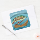 Sticker Carré Inondations de 1999 (Enveloppe)