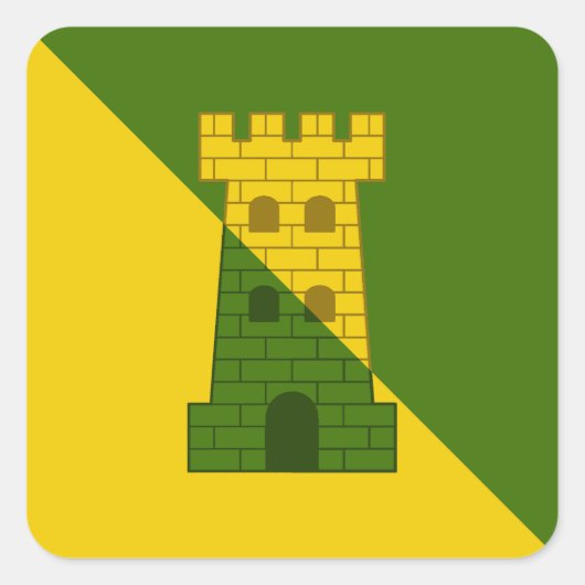 Sticker Carré Insigne de populace SCA Fettburg (Devant)