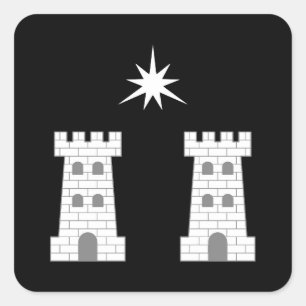 Sticker Carré Insigne de remplissage SCA Stargate