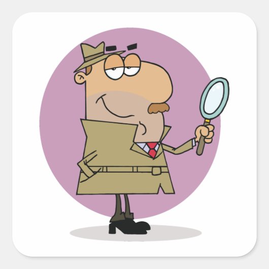 Sticker Carré Inspecteur (Devant)