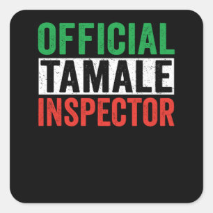Sticker Carré Inspecteur officiel de Tamale