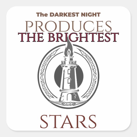 Sticker Carré Inspirationnel (Devant)