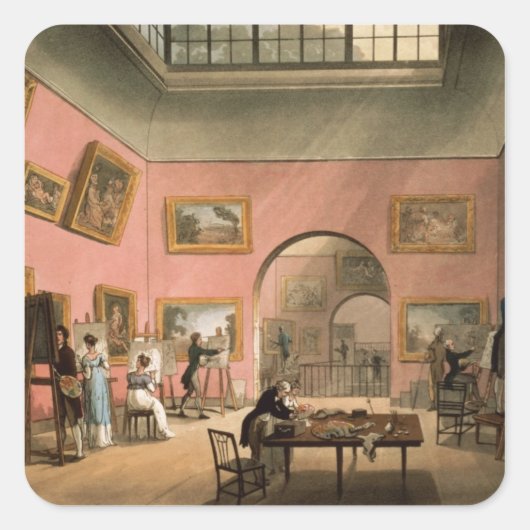 Sticker Carré Institution britannique, Pall Mall (Devant)