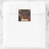 Sticker Carré Institution de l'Eucharistie, c.1490 (Sac)