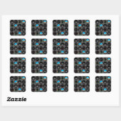 Sticker Carré Instruments financiers (Feuille)