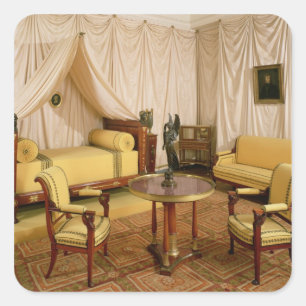 Sticker Carré Intérieur de la chambre de Napoléon I 1800-03