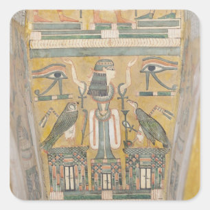 Sticker Carré Intérieur du cercueil d'Imenemipet