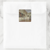 Sticker Carré Intérieur du Salon de l'Oeil de Boeuf (Sac)