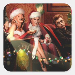 Sticker Carré Interlude de Christmas