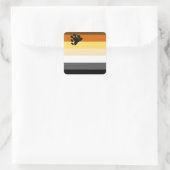 Sticker Carré International Bear Brotherhood Pride (Sac)