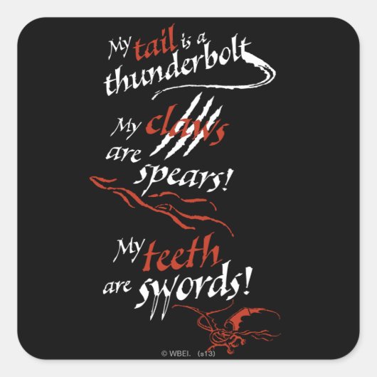 Sticker Carré Intro SMAUG™ (Devant)