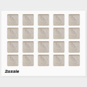 Sticker Carré Inv. 5211-75 Fawkener Recto Kneeling man (Feuille)