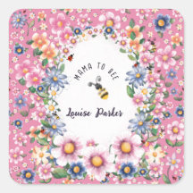 Invitation à la baby shower Mama to Bee