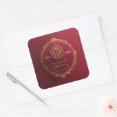 Sticker Carré Invitation Royale (Enveloppe)