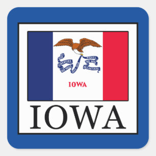 Sticker Carré Iowa