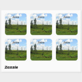 Sticker Carré Iowa (Feuille)
