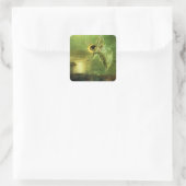 Sticker Carré Iris, Esprit de la Nuit (Sac)