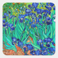 Irises (1889) Art botanique Van Gogh Retro Floral
